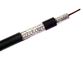 Digital TV CATV Coaxial Cable With Messenger , Standard Shield RG Type Coaxial Cable